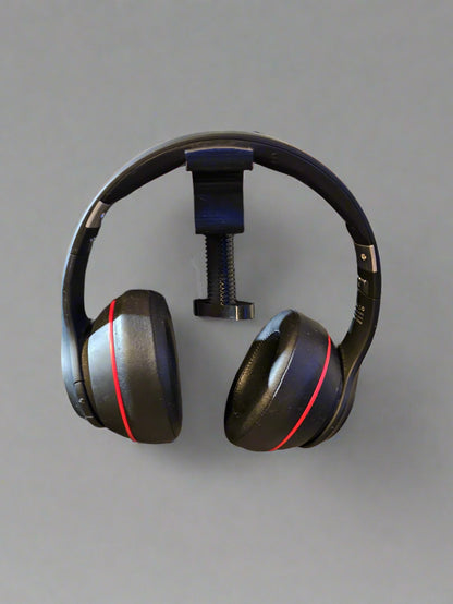 Screw on Clamp Style Headphone Holder