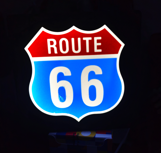 Iconic Route 66 Gas gas sign Lightbox